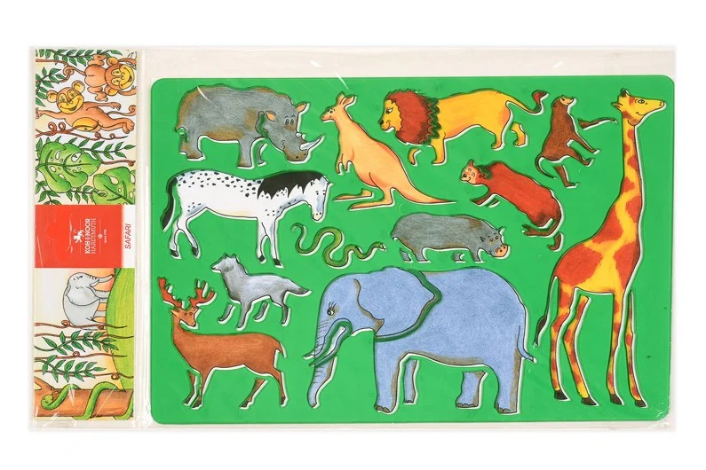 Grille Ă dessiner - longueur 26,5 cm - safari