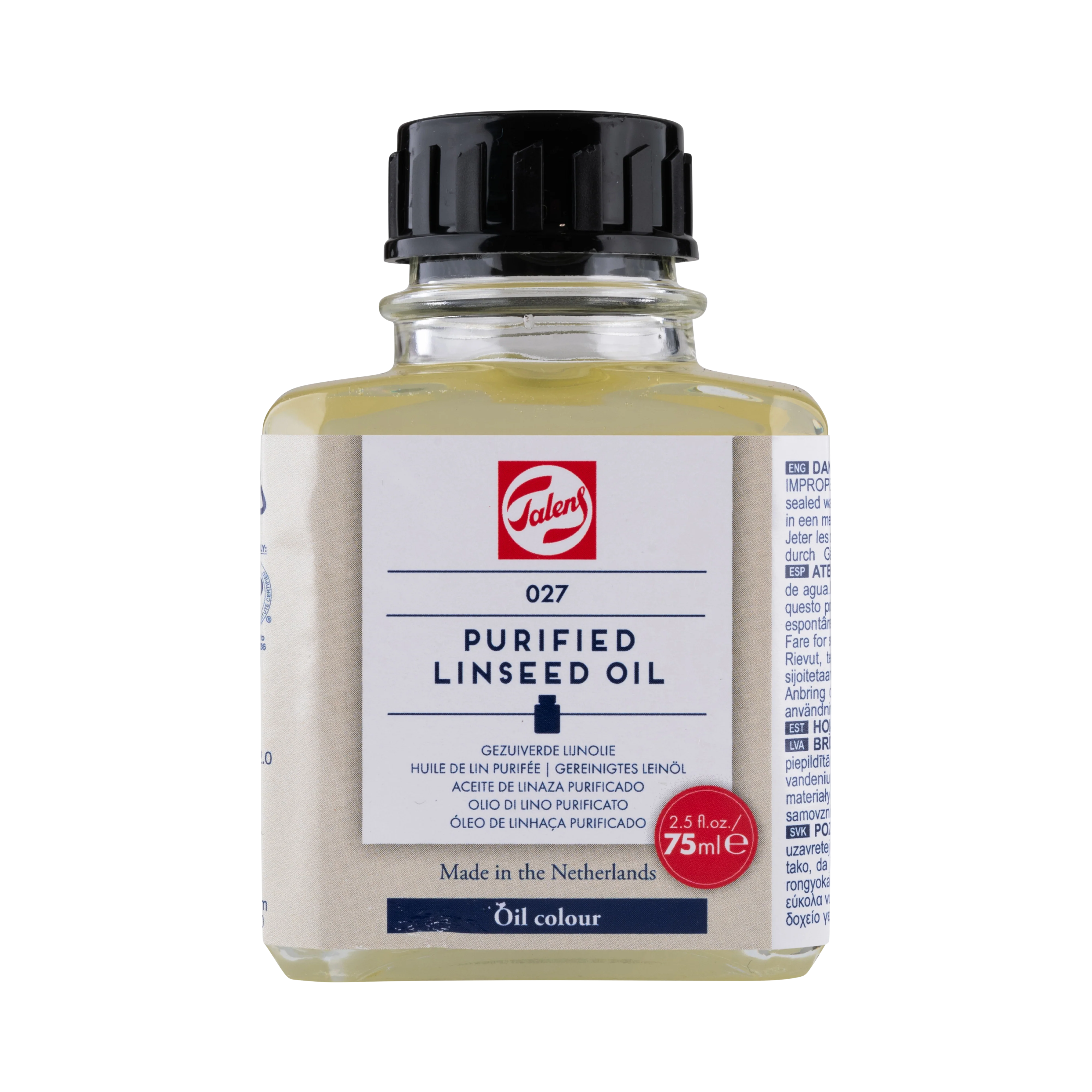 Huile de lin purifiée - 75ml