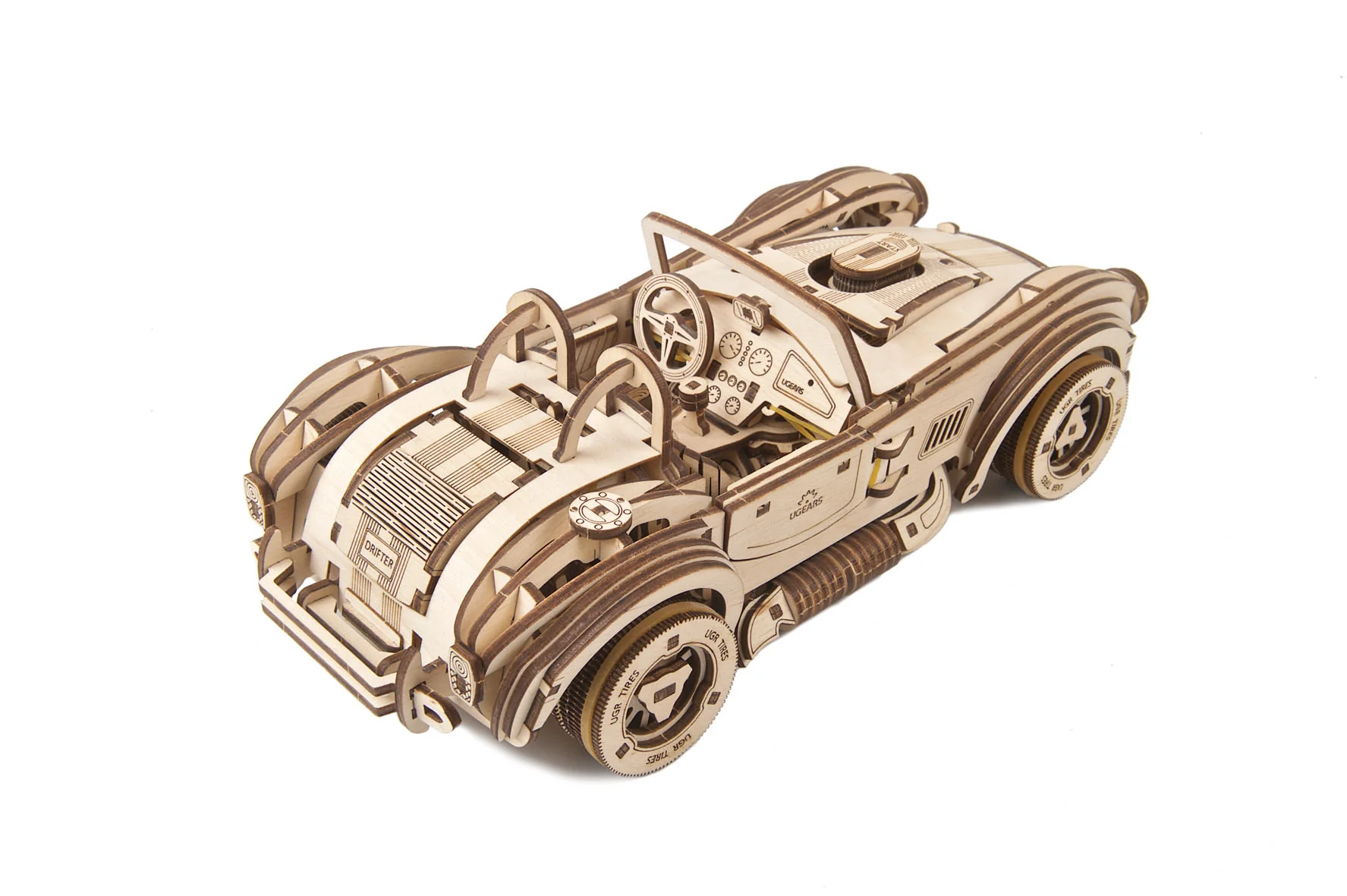 Kit maquette Ă construire Ugears "DRIFT COBRA RACING CAR"