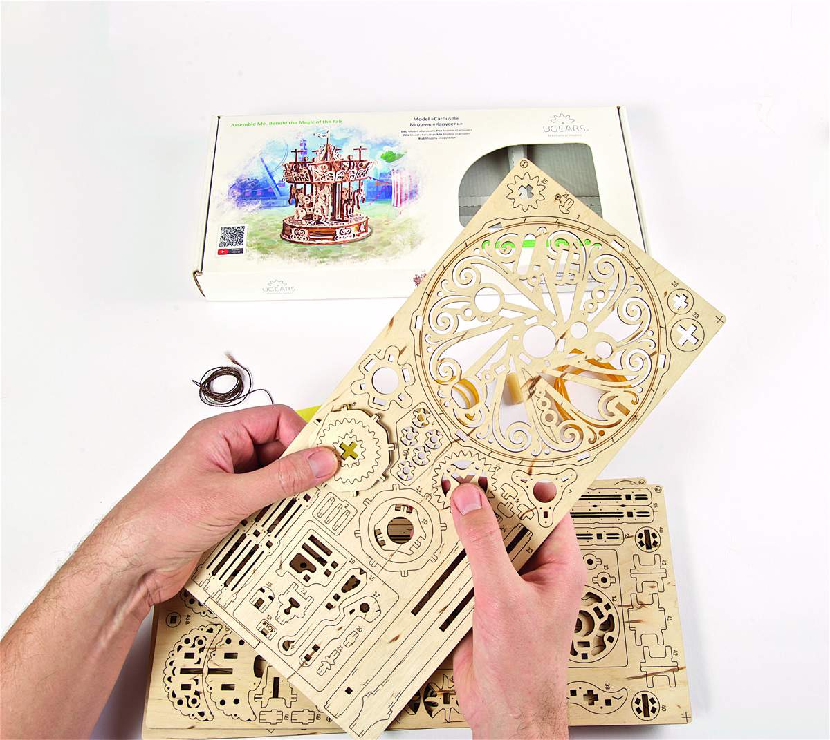 Kit maquette à construire Ugears "Globe" - Image 3
