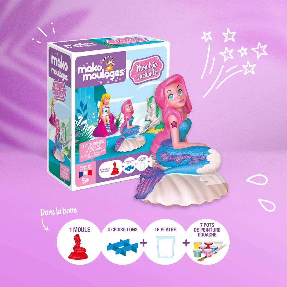Coffret 3 moules Mon Trio Enchanté - Image 2