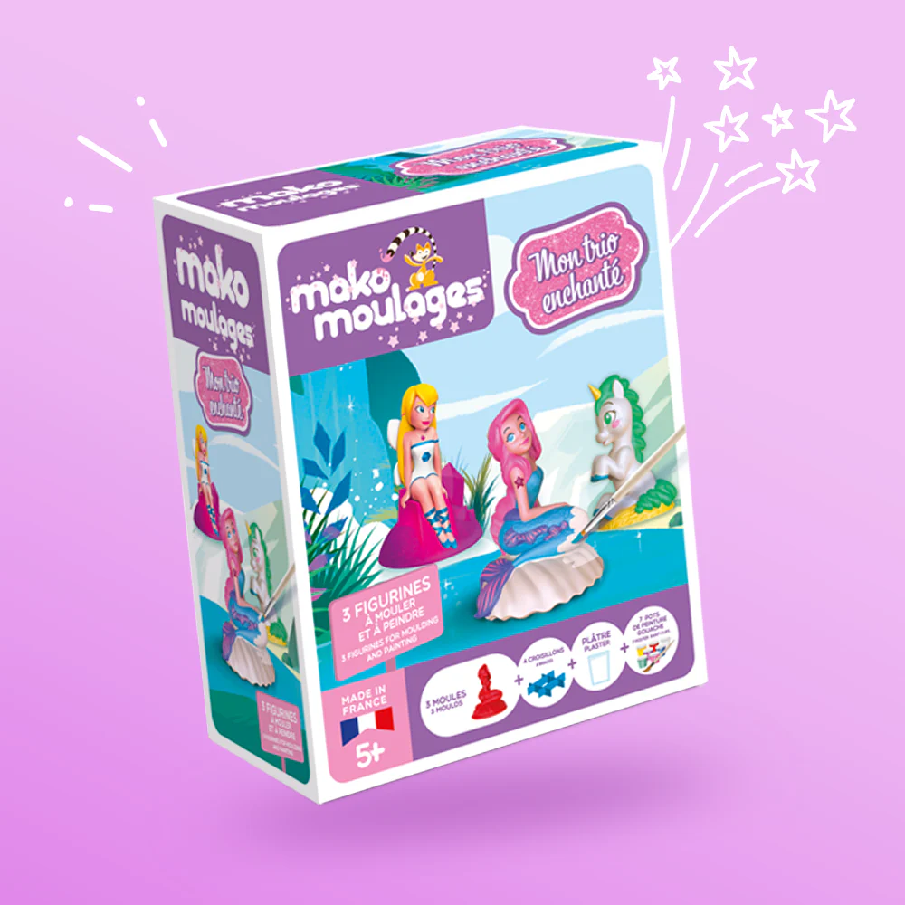 Coffret 3 moules Mon Trio Enchanté - Image 3