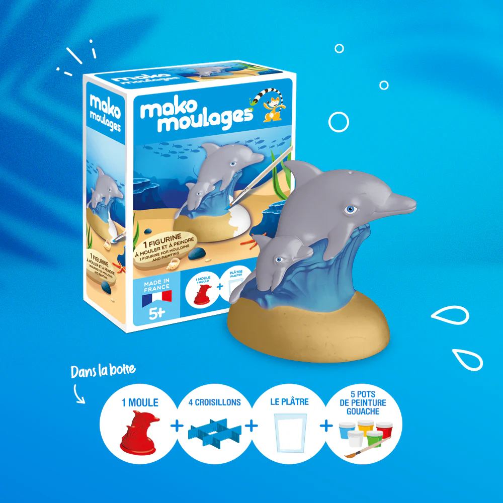 Kit moulage Le Dauphin et son Bébé - Image 2