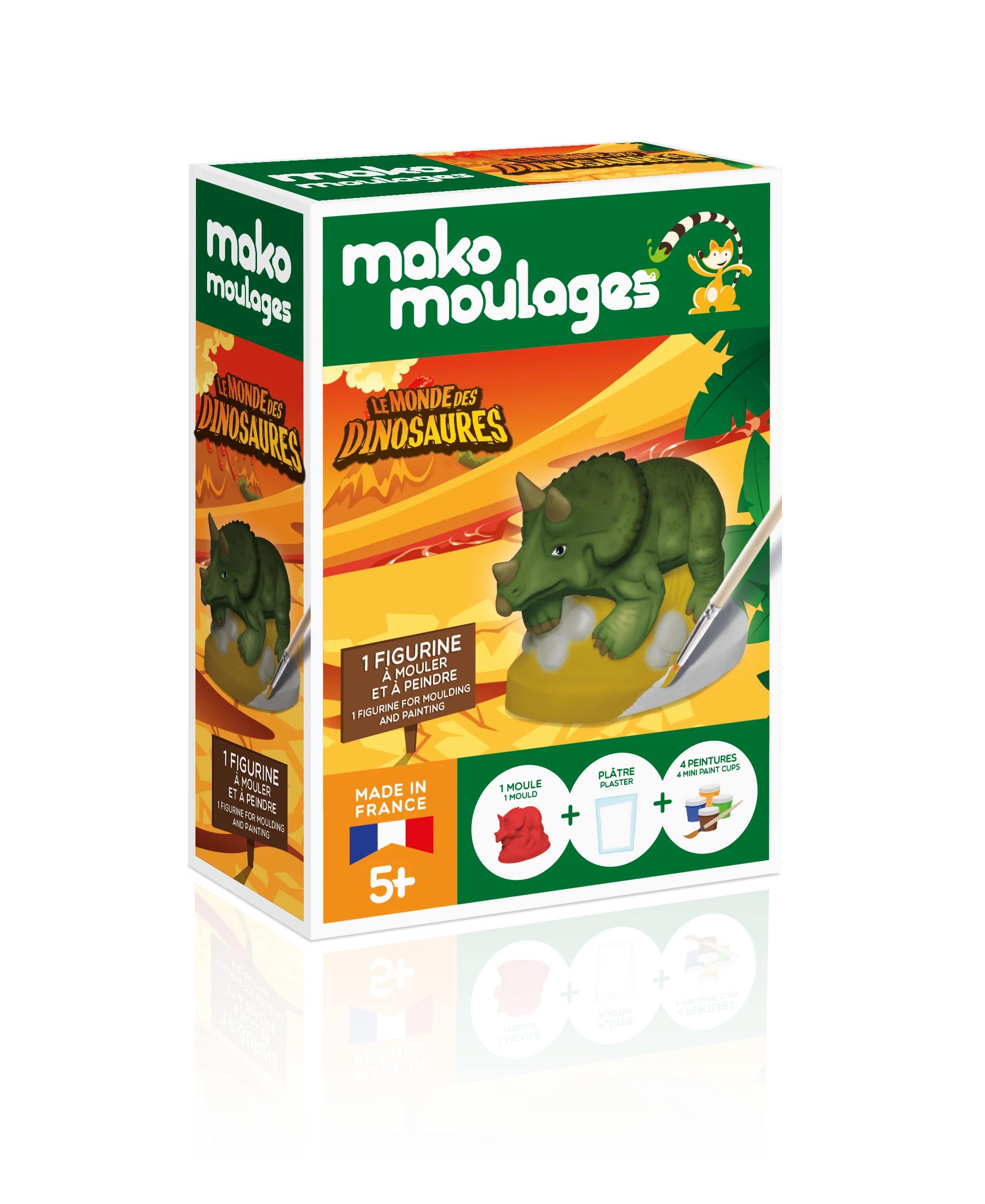 Kit moulage Tricératops