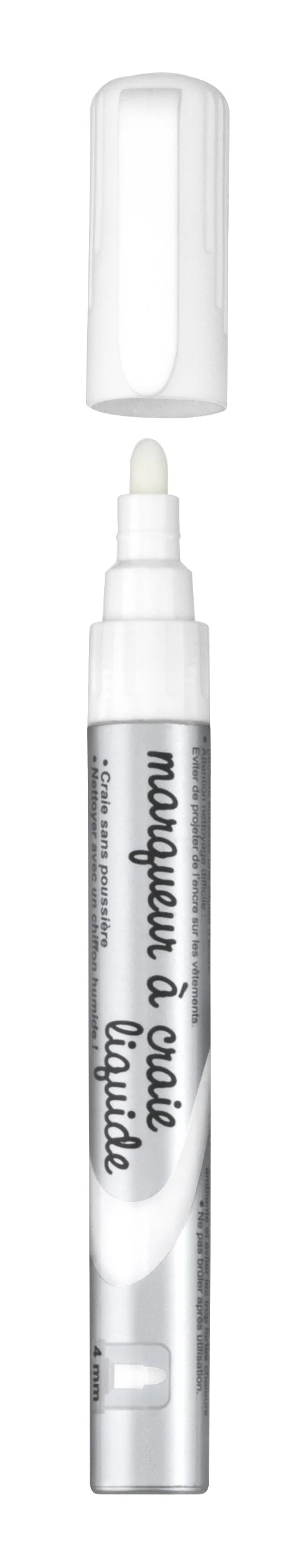 Marqueur craie liquide blanc