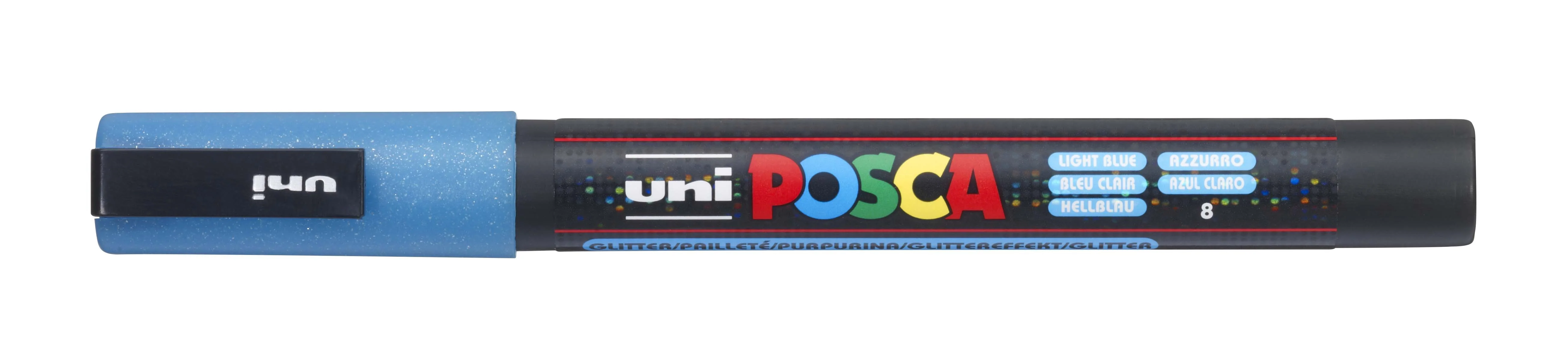 Marqueur POSCA pointe conique fine pailleté  à l'unité - Image 4