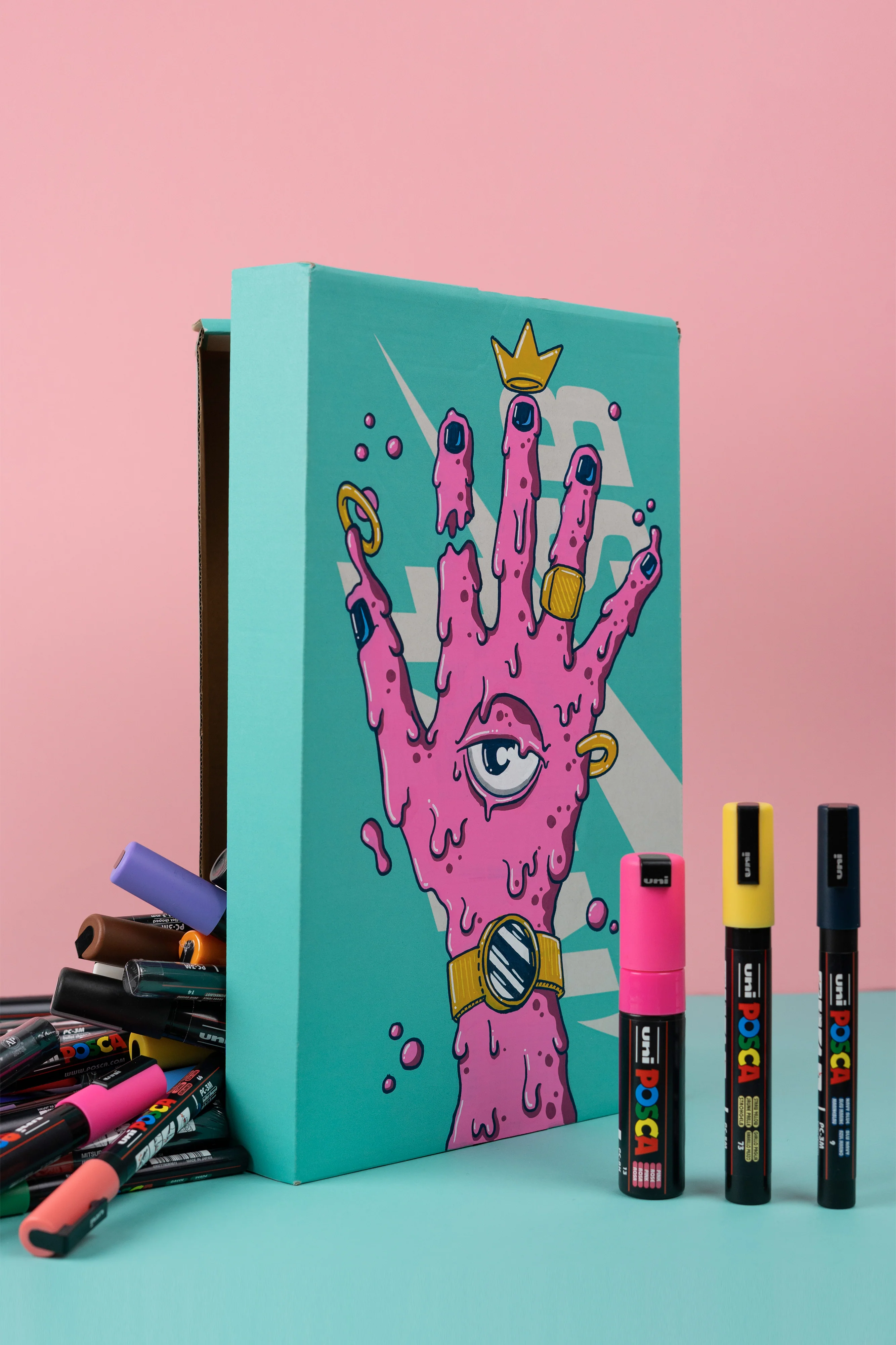 Marqueur POSCA pointe large et conique PC7M  à l'unité - Image 3