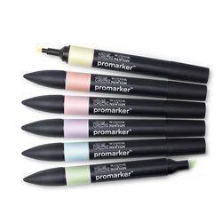 Marqueur Promarker assortiment 6 tons pastels - Image 2