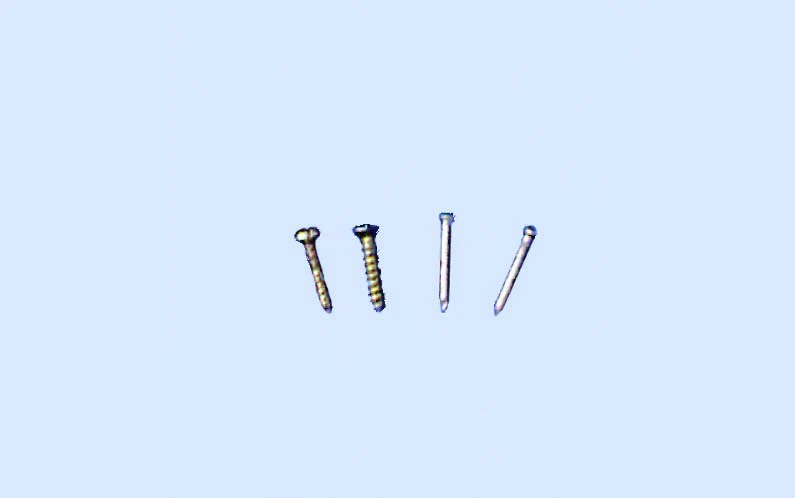Mini-clous laitonnés - 9 x 0.9mm