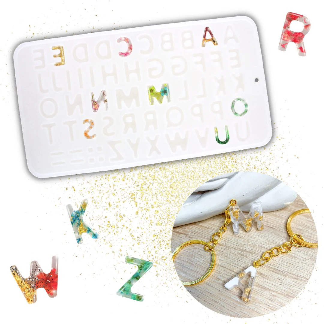 Moule silicone Alphabet pour résine - Image 3