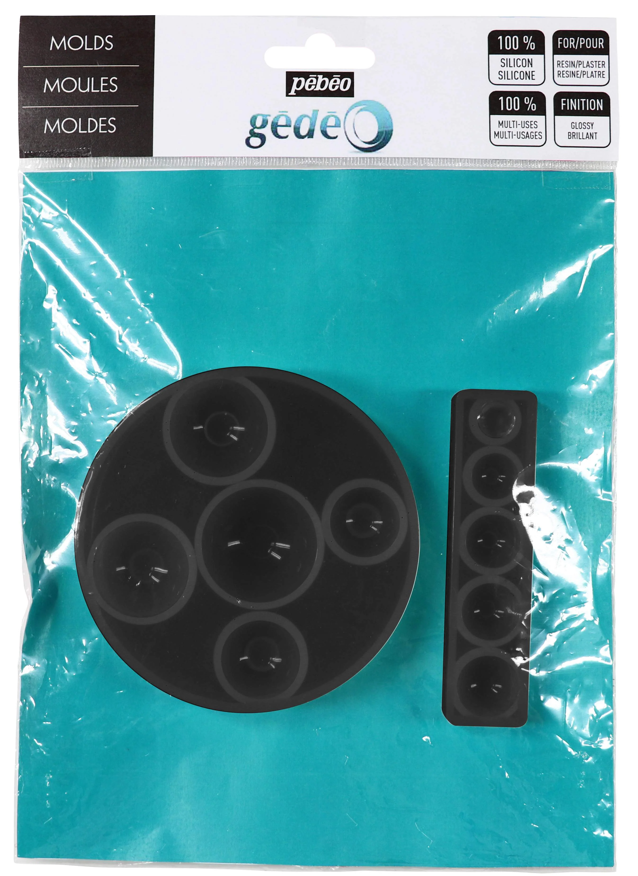 Moule silicone formes demi-sphères Gédéo