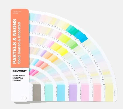 Nuancier PANTONE pastels & Neons guide solid coated/uncoated
