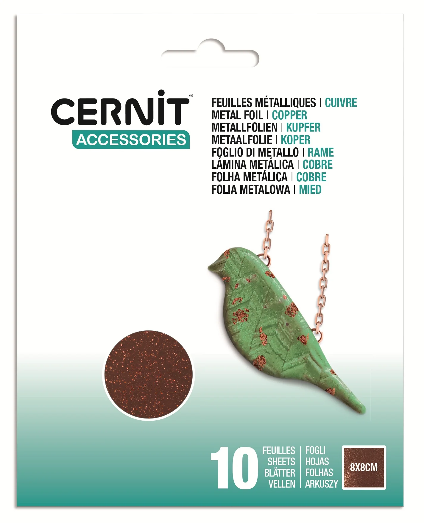 Pack de 10 feuilles métallisées - Image 5