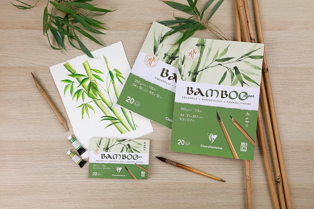 Papier aquarelle Bamboo 50x65cm 250g/m² - Image 3