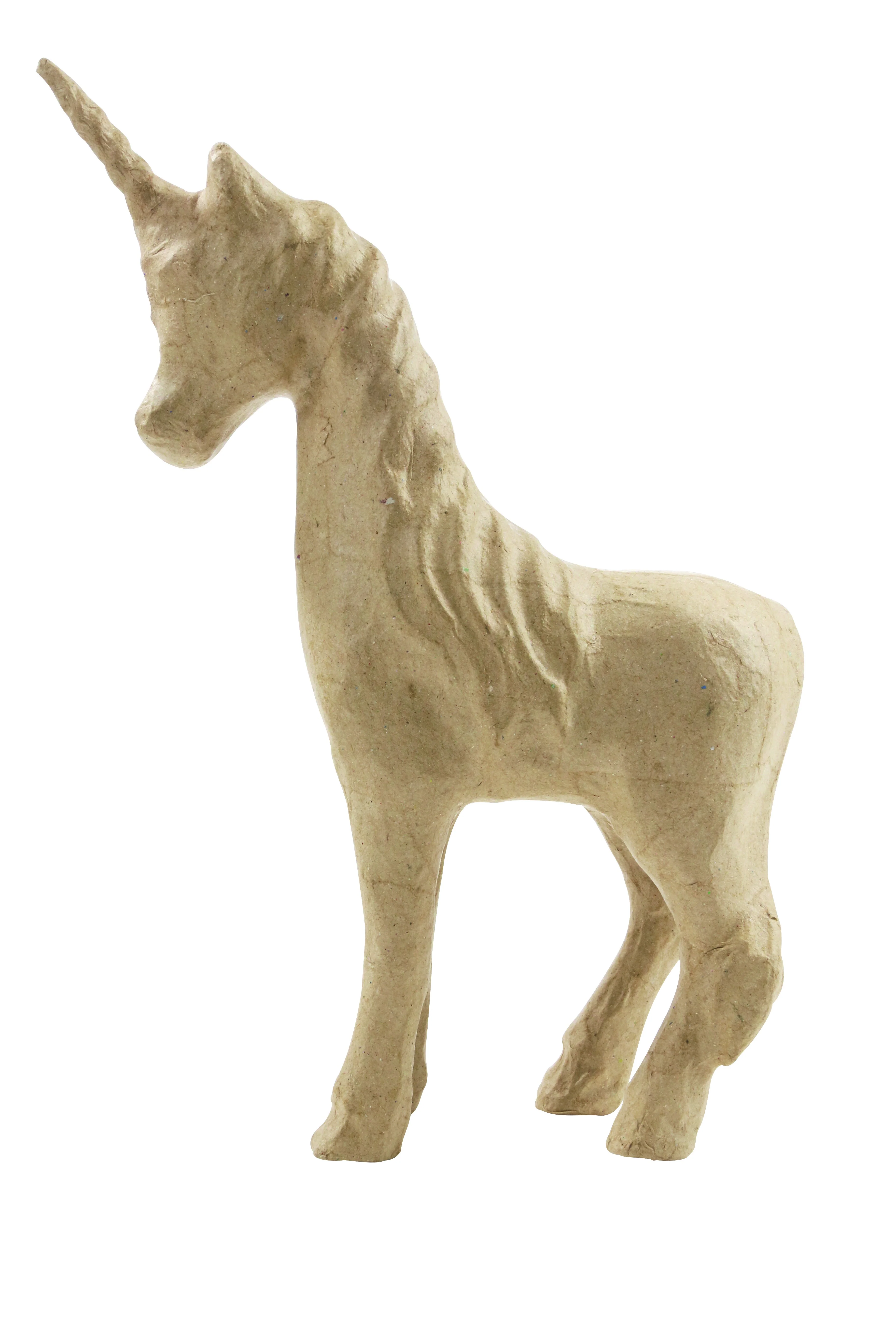 Papier maché déco Licorne 16 x 6 x 21 cm