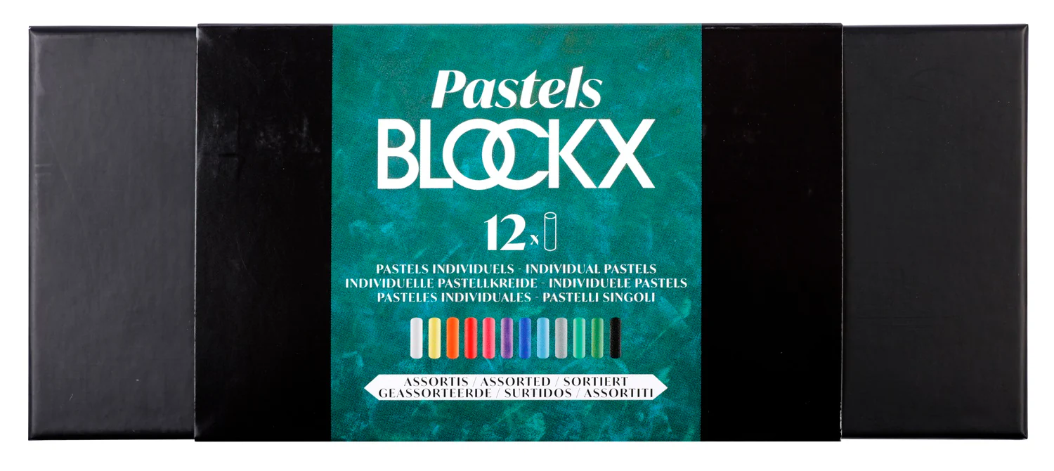Pastel Blockx - Etui de 12 pastels assortis