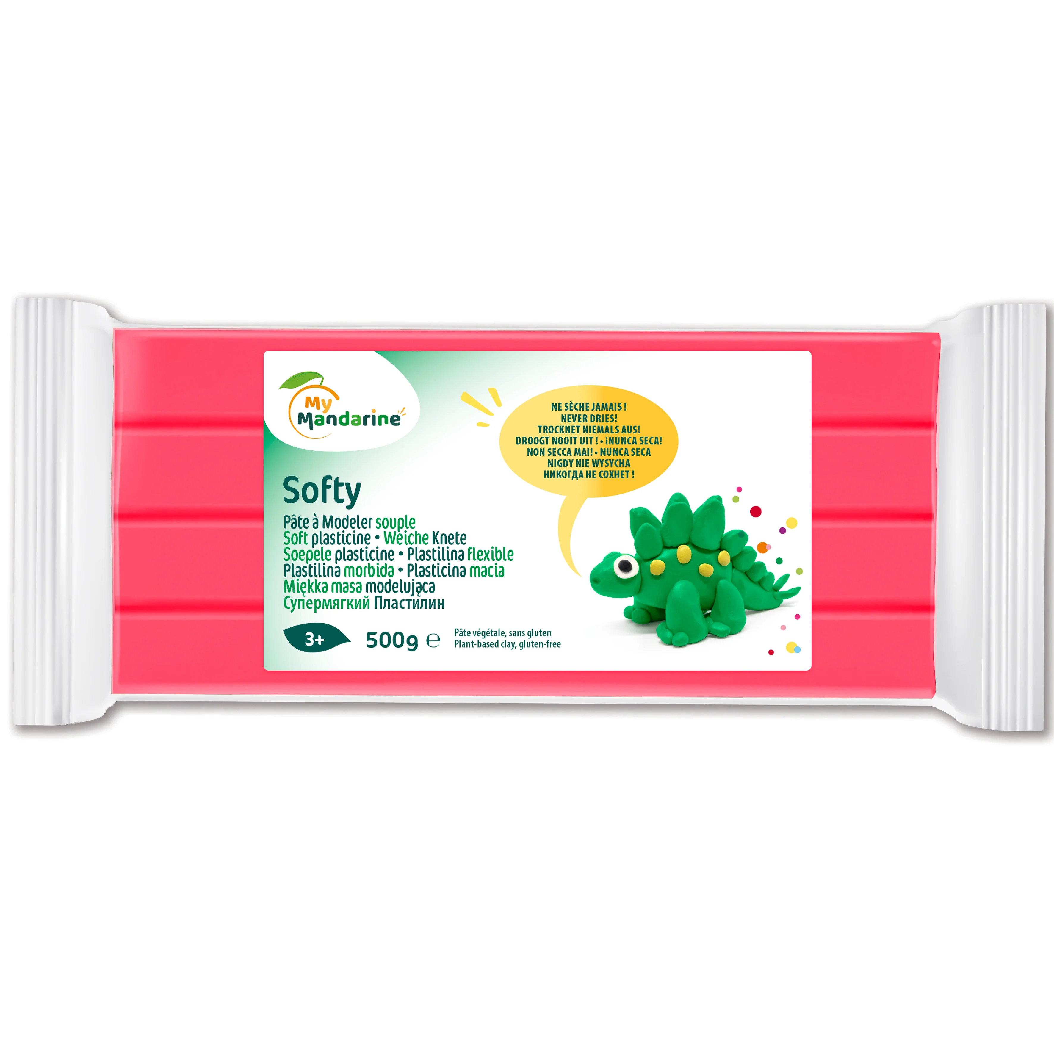Pâte à modeler végétale Softy 500gr