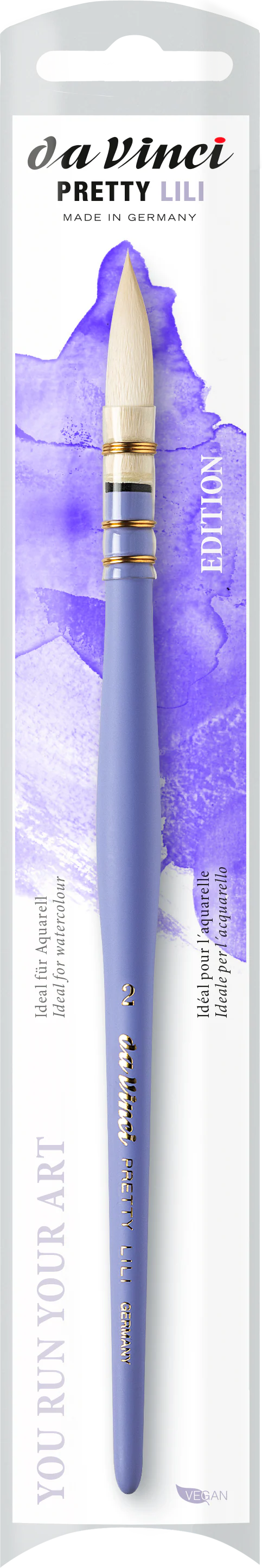 Pinceau Aquarelle Pretty Lili Edition - Da Vinci