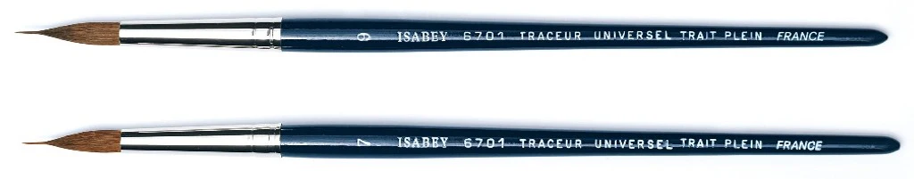 Pinceau Jupon Traceur série 6701 - 2 tailles - Isabey