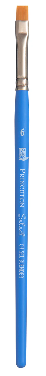 Pinceau Select 3750 synthétique brosse à ombrer plate court manche court - Image 5