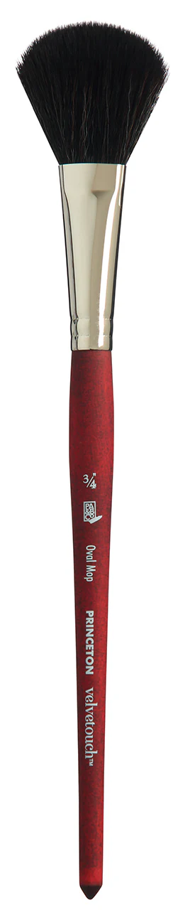Pinceau Velvetouch 3950 amande manche court - Image 2