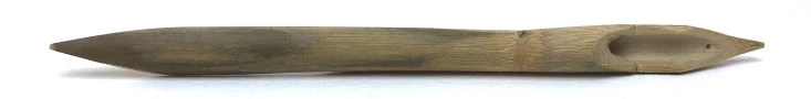 Plume bambou double pointe 15 cm