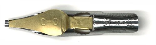 Plume plate acier avec réserve - 2 mm