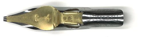 Plume plate acier avec réserve - 1,5 mm