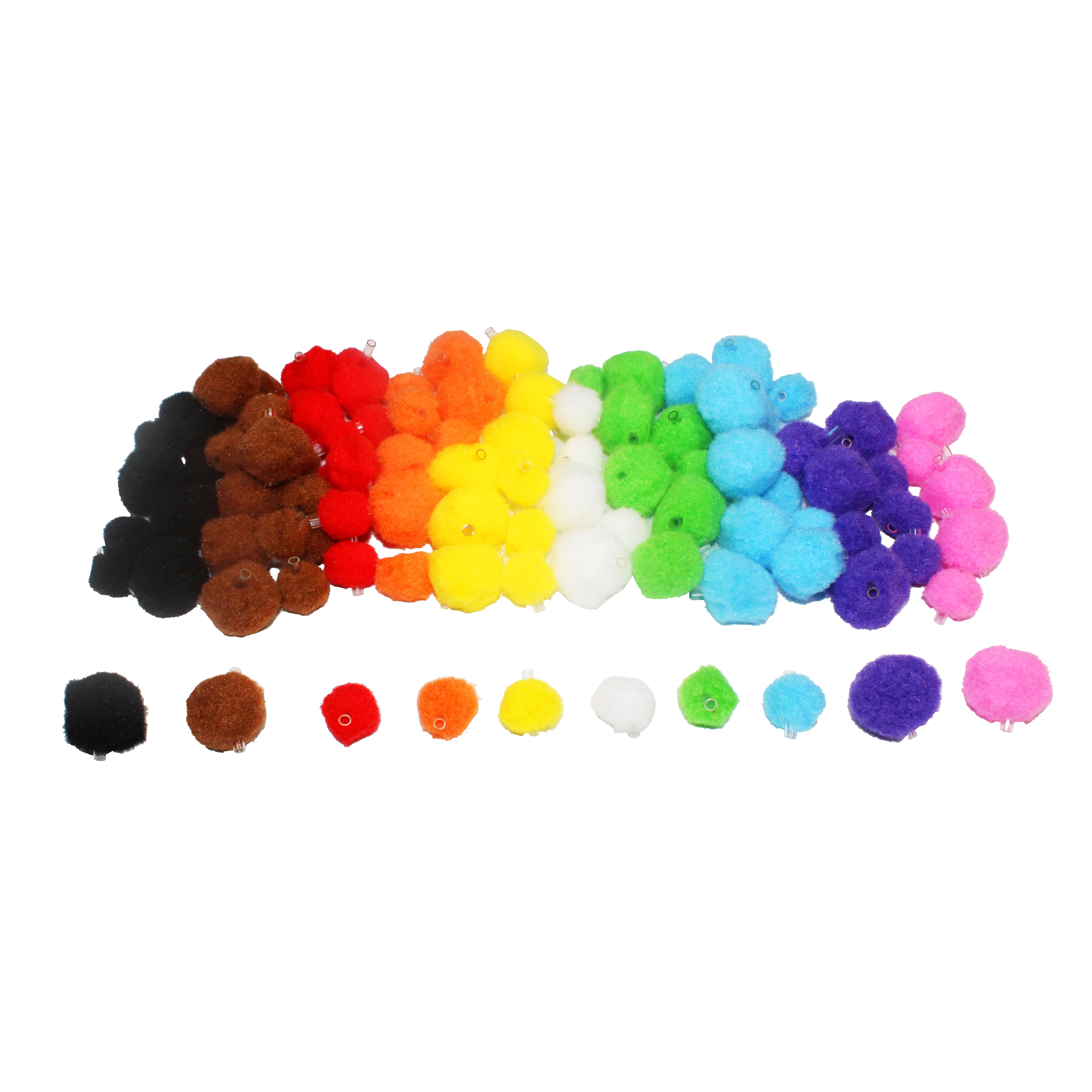 Pompons à trous x100 - Image 2