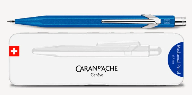 Porte mine Caran d’Ache 844 COLORMAT-X Bleu - Image 2