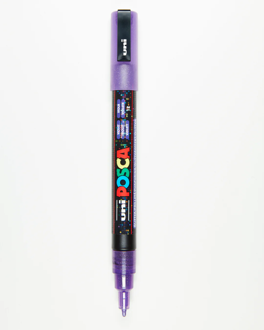 Étui de 8 marqueurs POSCA PC3-ML assortis – Couleurs pailletées - Image 2
