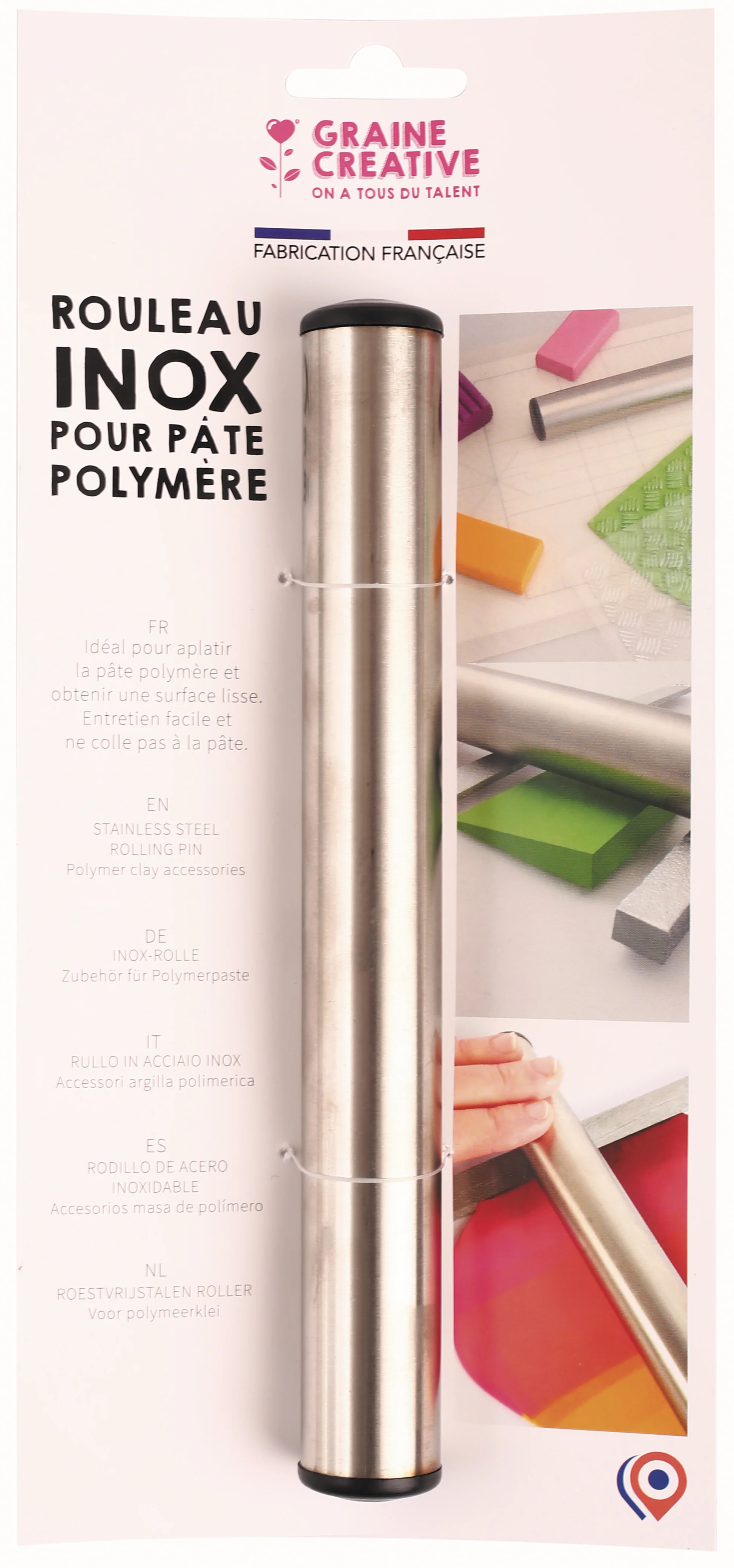 Rouleau inox