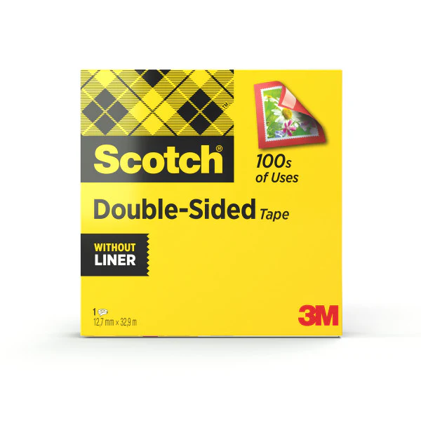Ruban adhésif double-face Scotch® + 1 rouleau