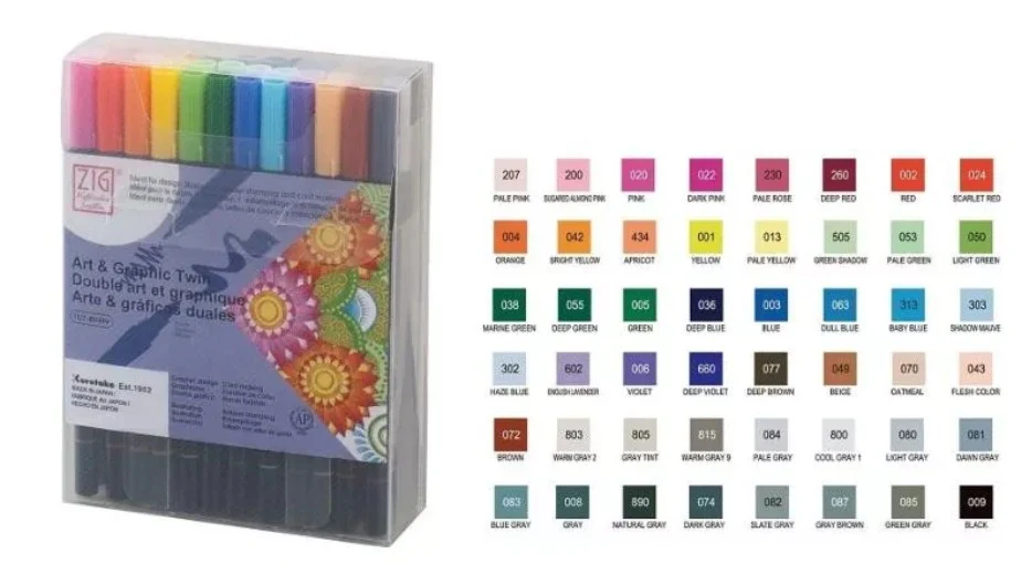 Set 48 feutres Art & Graphic double pointe - Image 2
