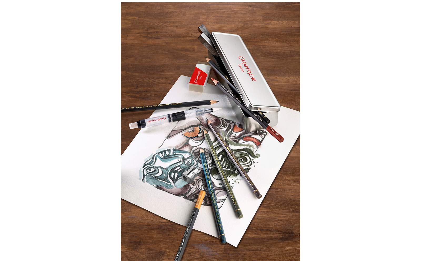 Set Aquarellable 13 Outils GRAPHITE LINE - Image 2