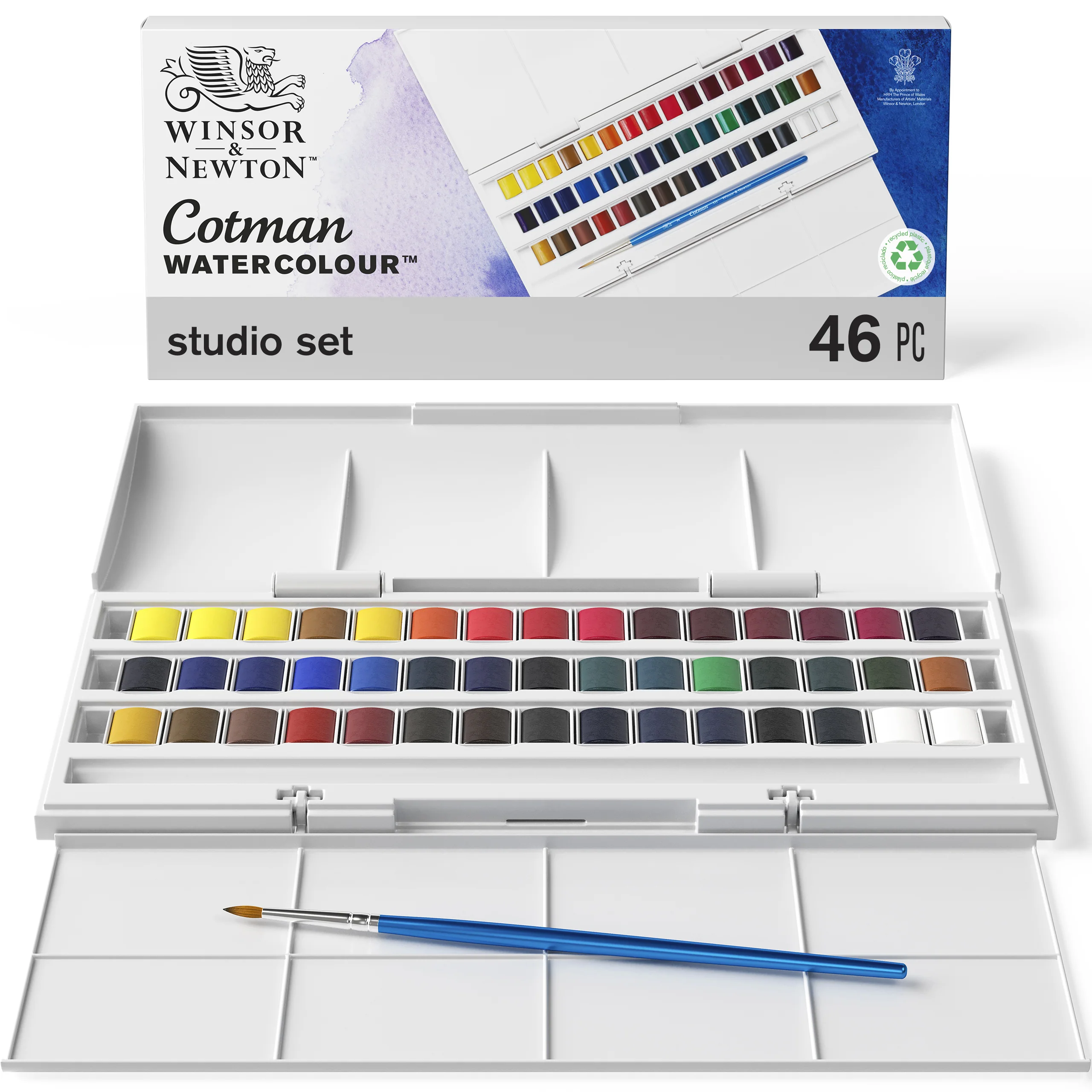 Set Peinture Aquarelle fine Cotman 45 1/2 godets