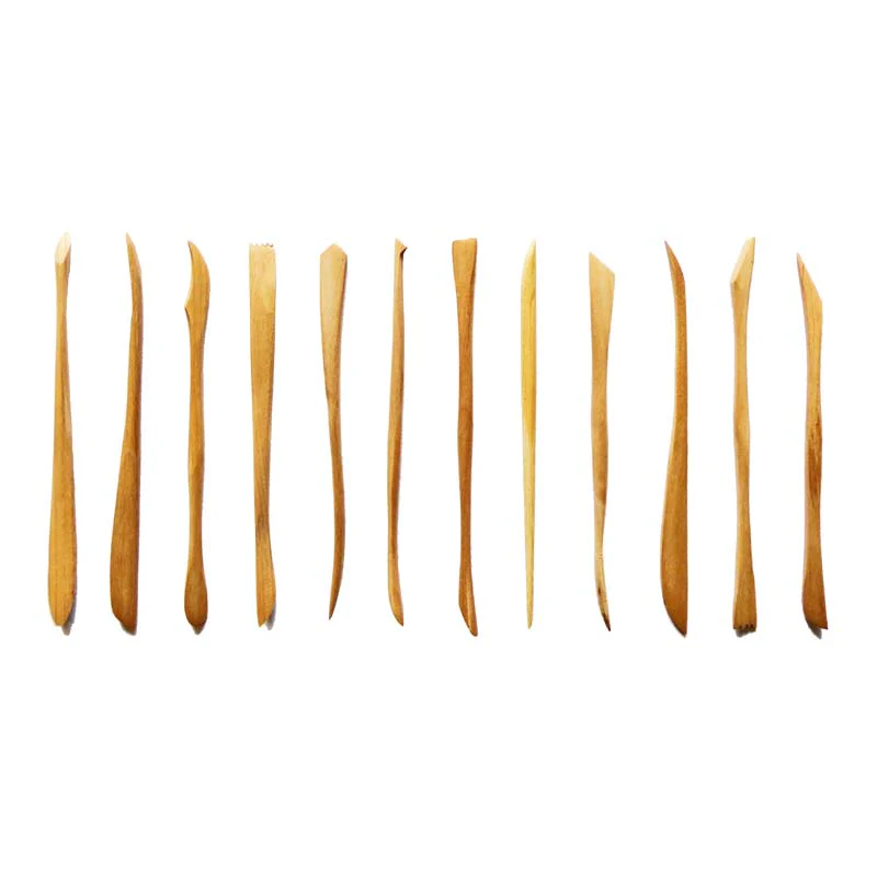 Set de 12 ébauchoirs en bois