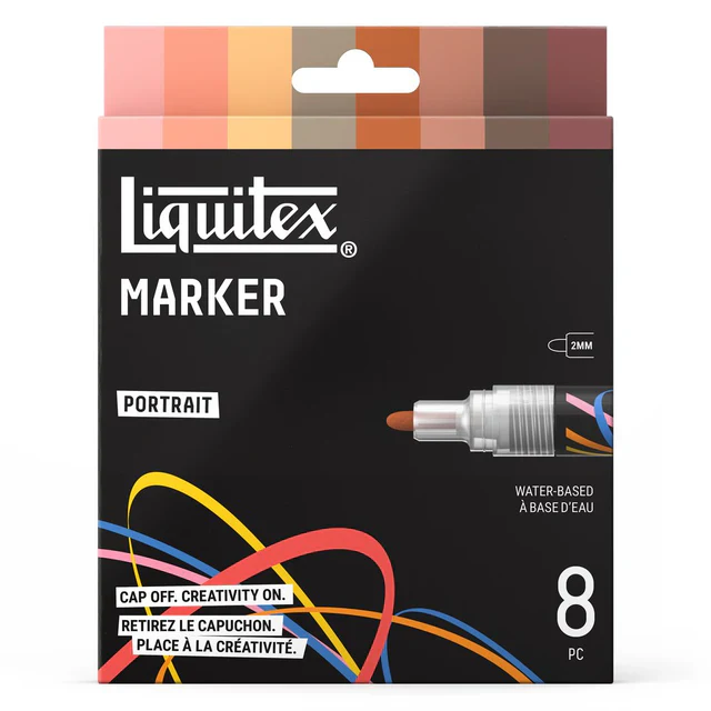 Set Marker 8x2mm Portrait