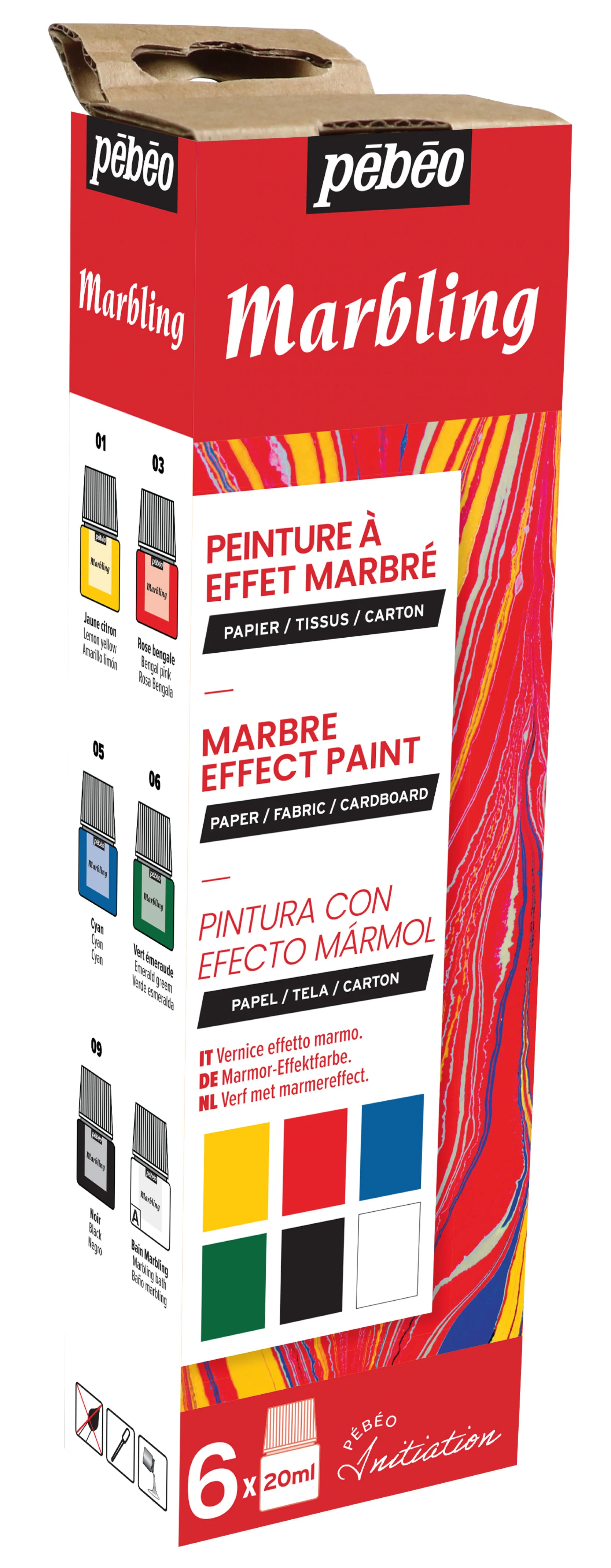 Set peinture Marbling