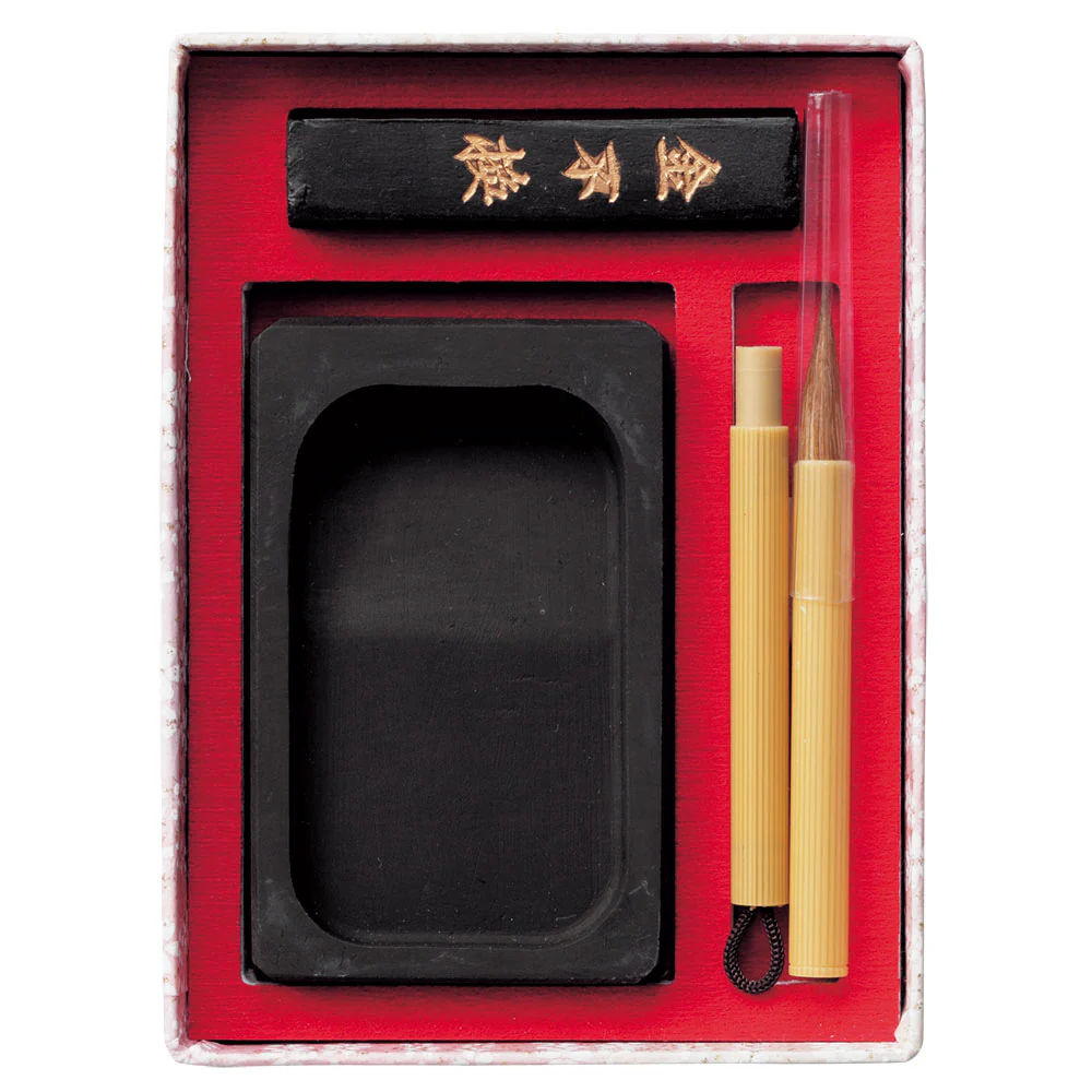 Set Calligraphie encre japonaise Rose - Image 2