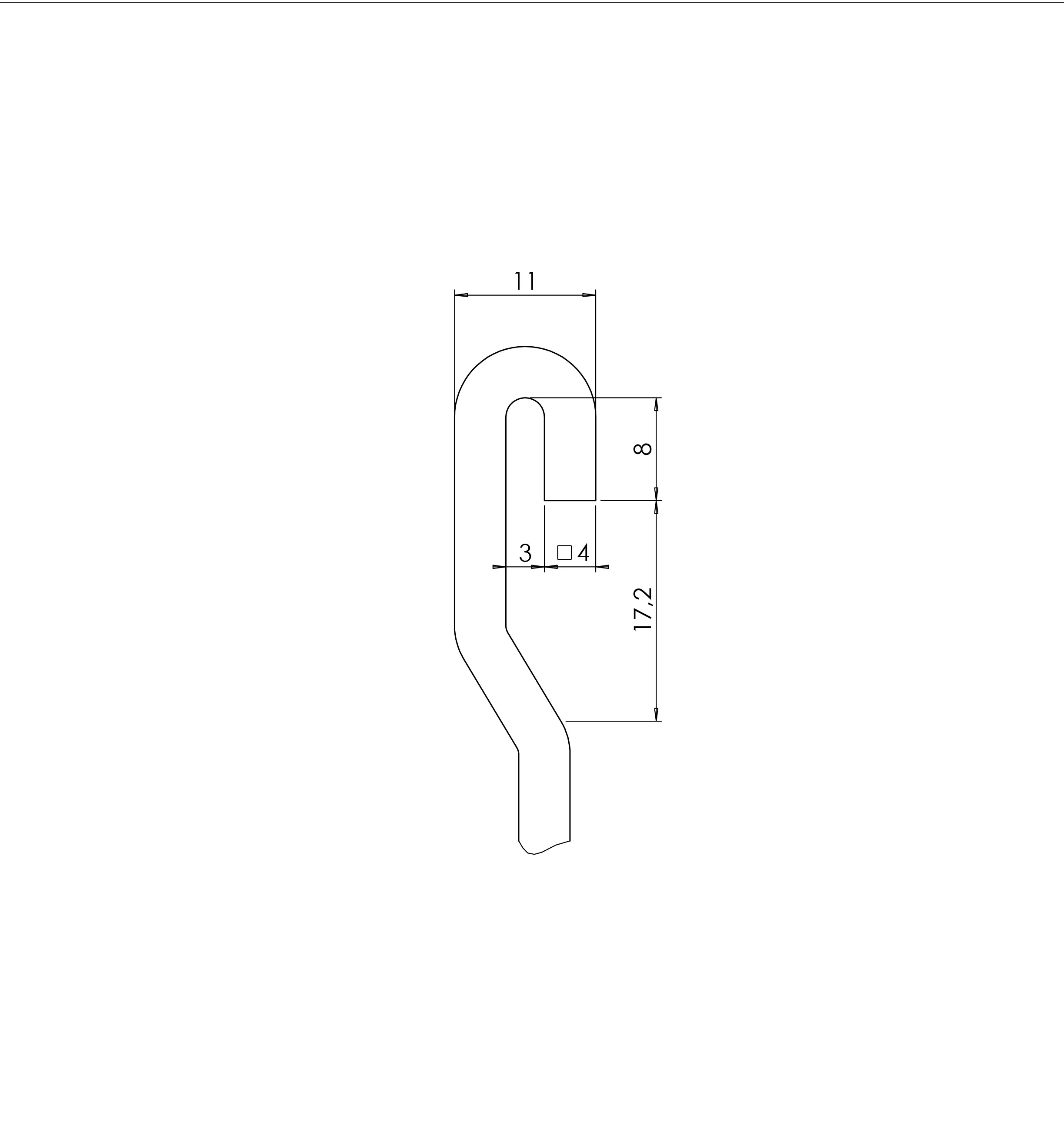 Tige coudée 4x4mm d'Artiteq - Image 2