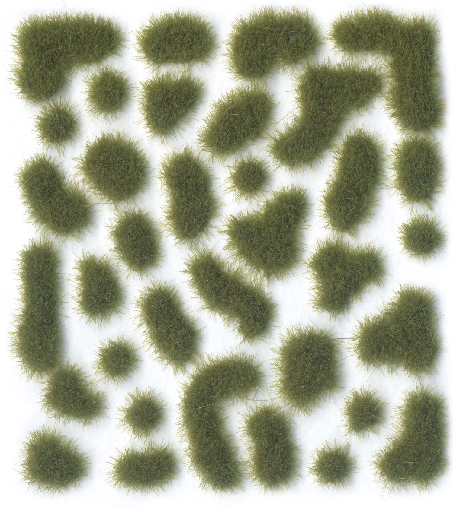 Végétation miniature adhésive : vert sec 2 mm - Image 2