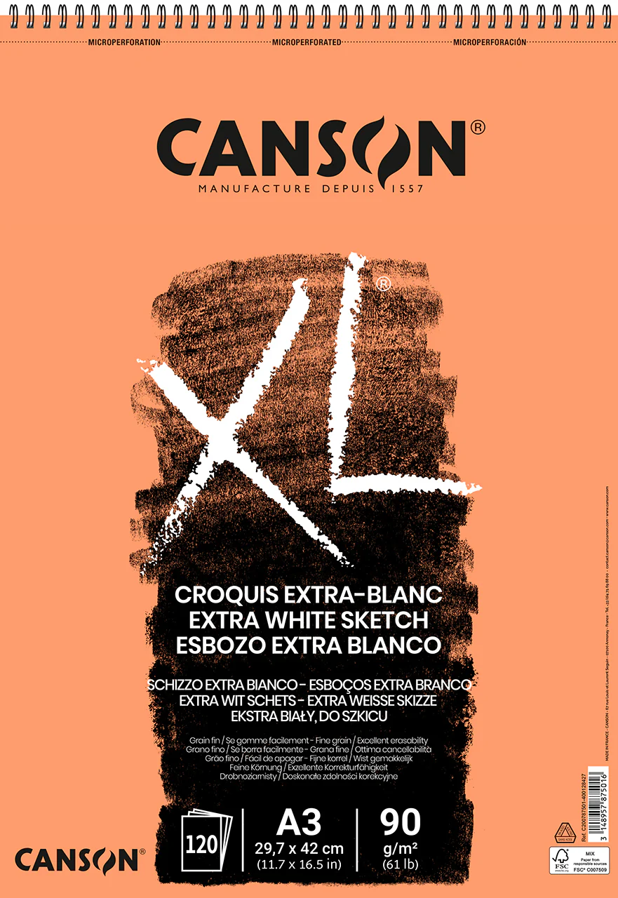 Carnet de croquis XL extra-white - Image 3